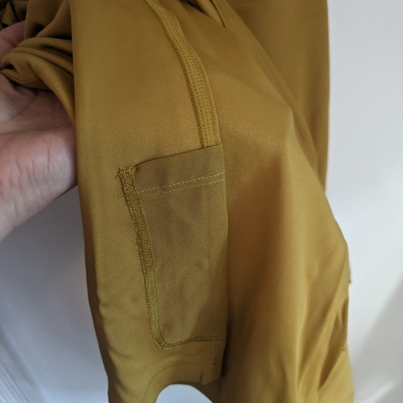 Girlfriend Collective Mustard Mini Dress - Picture 6 of 9